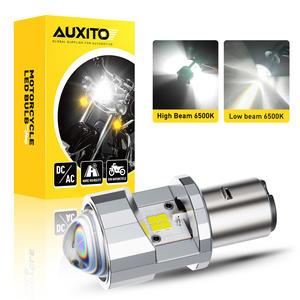AUXITO H6 BA20D Faro LED para Motocicleta, Bombilla de 3000LM, 6000K, Luz Blanca, Haz Alto y Bajo, Alta Potencia - Product Image 5