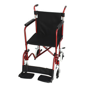 Cadre de chaise en aluminium Accoudoir fixe Repose-pieds détachable Roulettes solides Poignée arrière pour fauteuil roulant YK976LAB - Product Image 4