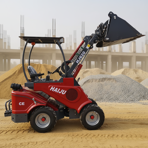 Mini Cargadora de Ruedas Telescópica HAIJU HJ620 4x4WD, Capacidad 500-800kg, Neumático 23X8.5-12, Velocidad 10km/h, con Motor Kubota, <span class=keywords><strong>Precio</strong></span> Económico - Product Image 2