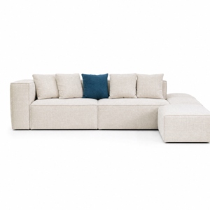 โซฟาหนังแท้ JM รุ่นโมเดิร์นสุดหรู สำหรับวิลล่า ห้องนั่งเล่นขนาดใหญ่พิเศษ ระดับพรีเมียม - Product Image 1