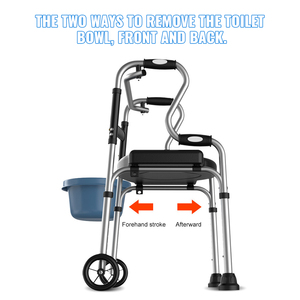 <span class=keywords><strong>Andador</strong></span> de <span class=keywords><strong>aluminio</strong></span> personalizado de fábrica para caminar, <span class=keywords><strong>andador</strong></span> de rodillos ligero plegable para terapia de Rehabilitación de Discapacitados - Product Image 6