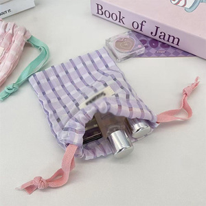 Cotton Mesh Checked Dust-proof Storage Bag - Product Image 6