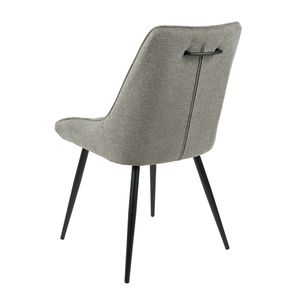 Chaises design moderne à bas prix Meubles de salle à manger <span class=keywords><strong>Chaise</strong></span> de salle à manger rembourrée en lin <span class=keywords><strong>avec</strong></span> <span class=keywords><strong>poignée</strong></span> - Product Image 4