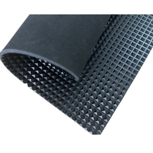 Fabrika Sıcak Satış 250% Uzama Oranlı Siyah Stabil Kaliteli Kaymaz Elastik Piramit Kauçuk Levha Endüstriler İçin - Product Image 6