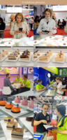 Gâteaux congelés Produits de boulangerie surgelés Nouveau gâteau de blé surgelé Aliments sains verts Desserts