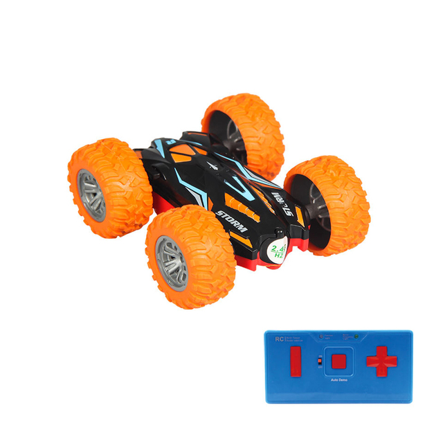 2.4GHz double side car toy mini size stunt RC flip car for Kids 360 degree rotate high speed remote control stunt car