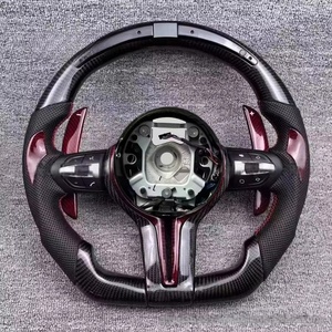 <span class=keywords><strong>Volante</strong></span> LED de fibra de carbono personalizado de fábrica para <span class=keywords><strong>BMW</strong></span> F06 F10 F30 M3 M5 E90 F20 F11 F32 F36 F31 F80 F15 F22 F82 M4 X5 M5 X6 X3 - Product Image 1