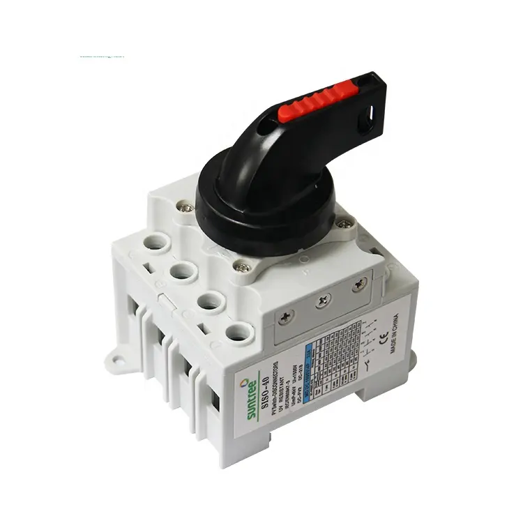 Suntree Sakelar Utama Elektrik Sakelar Isolator Listrik DC 1000V Pabrikan DC