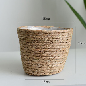 Vaso per Piante in Fibra Naturale di Alta Qualità, Stile Rustico, Piccole Dimensioni, per <span class=keywords><strong>Giardino</strong></span> <span class=keywords><strong>e</strong></span> Casa - Product Image 6