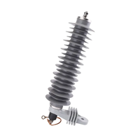Parafoudre haute tension à oxyde métallique et caoutchouc de silicone, dispositif de protection contre la foudre, Chine HY10W-36