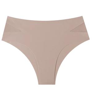 Alta resistencia Seda <span class=keywords><strong>de</strong></span> hielo sin costuras Color sólido para <span class=keywords><strong>mujer</strong></span> Malla lateral Triángulo hueco Calzoncillos <span class=keywords><strong>de</strong></span> <span class=keywords><strong>desnudez</strong></span> sexy - Product Image 4