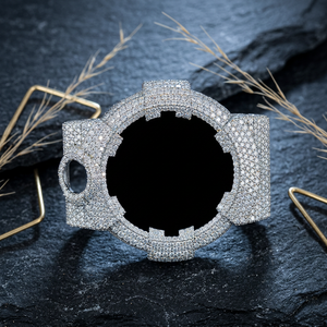 Couvre-lunette de montre de luxe, accessoires de montre personnalisés avec diamants, fabricant en gros - Product Image 3