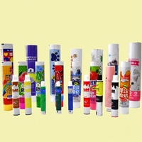 Tubo de Embalaje para Mermelada de Aluminio y Plástico de 12 ml con Impresión UV Digital Personalizada, Tapa de Rosca de 12,7-35 mm de Diámetro, Patrón de Alta Definición
