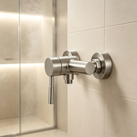 Robinet Mitigeur de Douche Mural en Acier Inoxydable SS304 à Levier Unique pour Eau Chaude et Froide – Vente Directe Usine