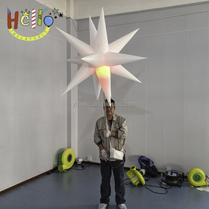 Led ánh sáng trắng <span class=keywords><strong>Inflatable</strong></span> sao con rối đi bộ <span class=keywords><strong>Inflatable</strong></span> sao cho diễu hành hiệu suất - Product Image 4