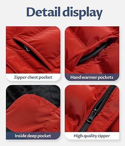 Blouson en cuir d'hiver pour homme avec col montant, fermeture éclair, tissu respirant, épaisseur personnalisable, service OEM frontal - Product Image 4