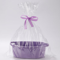 Petit panier de rangement en coton tressé en forme de cœur, écologique, durable, panier cadeau mignon pour l'organisation et la décoration