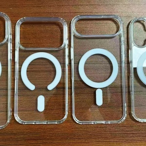 Coque de téléphone pour iPhone air 13 14 15 16 17 Pro Max, coque arrière S25 Ultra transparente en TPU PC antichoc, coque de téléphone portable - Product Image 5