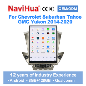 Autoradio Android Navihua, autoradio Carplay, navigation GPS, style Tesla 15,6 pouces pour Chevrolet Tahoe Suburban GMC Yukon 2014-2020 - Product Image 3