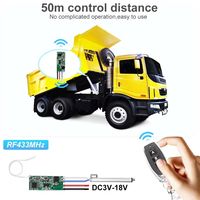 Module de commande de moteur DC12V, marche avant et arrière, interrupteur, contrôleurs sans fil RF 433Mhz, télécommande, moteur de tige de poussée électrique