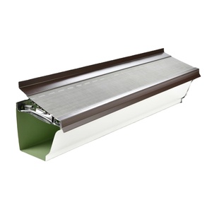 Garde-<span class=keywords><strong>gouttière</strong></span> caché en aluminium pour système de drainage de toit, garde-feuilles - Product Image 2