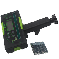 Récepteur laser numérique rotatif à faisceau vert 360 degrés, détecteur de niveau avec écran LCD pour l'extérieur, niveleur laser automatique avec récepteur