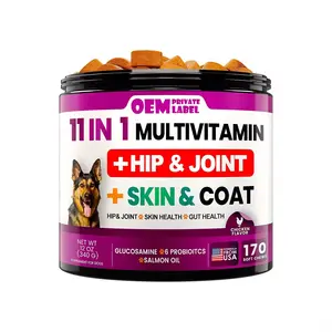 Hip and joint supplement Dog Multivitamin Chew treats for Dogs Hip and Joint Supplements label vitamins for dogs