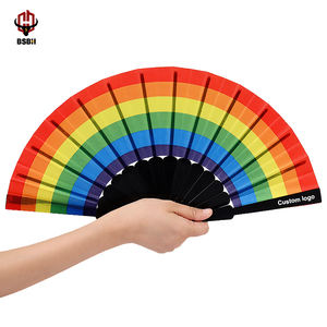 Bsbh Gepersonaliseerde Custom 23Cm <span class=keywords><strong>Plastic</strong></span> Handventilator Zomer Outdoor Handheld <span class=keywords><strong>Plastic</strong></span> Ventilator - Product Image 5