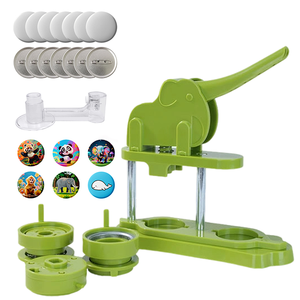 2025 nuevo diseño personalizable Pin <span class=keywords><strong>Maker</strong></span> Popular lindo Animal de dibujos animados elefante forma botón máquina con juego de bricolaje gratis - Product Image 1