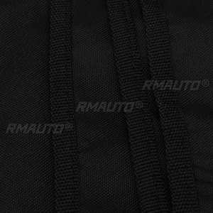 600D Boat Cover 4 Bow Bimini Top Replacement <b>Canvas</b> Waterproof Anti UV Boat Pontoon Cover No <b>Frame</b> with Boot Cover Black/Blue - Product Image 5