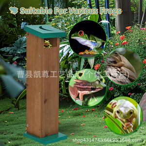 Casa de observación de insectos de madera con cuerda para colgar, trampa de observación ecológica para jardín, casa para mariposas e insectos - Product Image 1