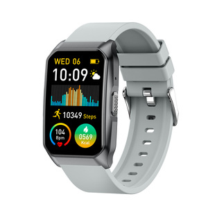 Reloj Inteligente Multifunción con Correa de Silicona, Esfera Rectangular TFT, Superficie Curva de Aleación de Aluminio, Monitoreo de Salud, Sueño y Respuesta a Llamadas - Product Image 4