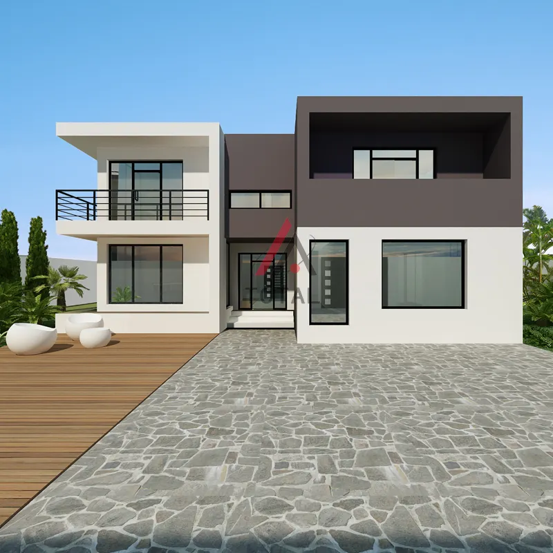 China Cheap Beach Steel Villa Prefabricated Houses Prices Prefab House