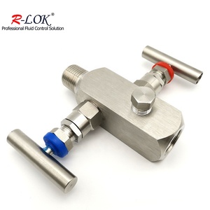 1/2npt loại 6000psi khối và chảy máu đo áp suất đa dạng Đo xung Thiết bị đo đạc hai 2 cách cổng Van đa dạng - Product Image 1