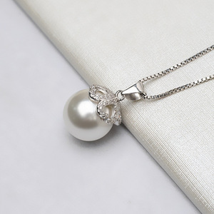 Pendentif vide en argent S925 pour femmes, grand modèle Baotou, pour perles de 9 à 12 mm, accessoires de pendentif Xiang, 745 - Product Image 1
