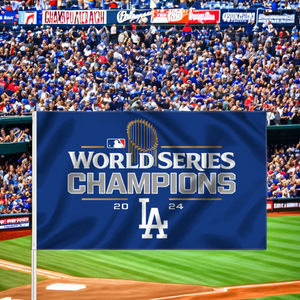 Искренний настраиваемый 3X5ft MLBs командный полиэстер баннер LA <span class=keywords><strong>Dodgers</strong></span> бейсбольные флаги - Product Image 2
