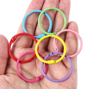 Colorful 30mm Book Binding <strong>Ring</strong> Metal Iron Open O <strong>Ring</strong> for Books or <strong>Keyrings</strong> - Product Image 1