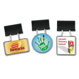 Kunden spezifische Metallpapier-Binder clips für Werbe geschenke für Schule und Schreibtisch