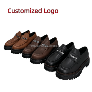 Üst sınıf yüksek son kalite kadınlar lüks tasarımcı kayma-on Trendy platformu loafer'lar bayanlar asansör yüksekliği artan tıknaz ayakkabı - Product Image 5