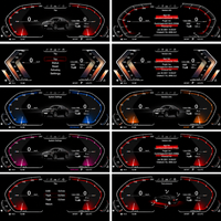 Untuk 3 4 Seri F30 F31 F32 F34 F35 F36 Kluster Instrumen Digital Multi UI Theme Dashboard Displayer Perlengkapan Retrofit Kendaraan