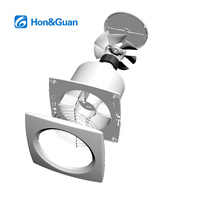 Ventilateur d'extraction axial domestique pour salle de bain et cuisine, 150 mm, montage mural, fenêtre, plafond, compatible OEM pour la distribution en gros