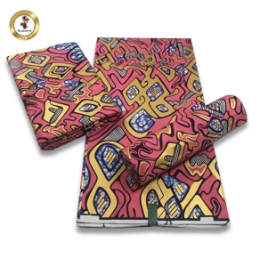 Bán Hot Dệt 100% Cotton Phi Vải Sáp In Vàng Bột Vải Bất Sáp Cho Quần Áo Ăn Mặc Phụ Nữ Đàn Ông - Product Image 1