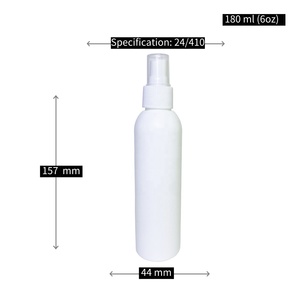 Botellas Blancas Clásicas de HDPE de 120 ml, 180 ml, 250 ml, 4 oz, 6 oz, 8 oz para Champú, Loción y Spray con Pulverizador - Product Image 4