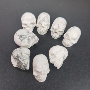 1 inch pha lê hộp sọ đá tự nhiên vật liệu hỗn hợp pha lê đá quý Mini sze pha lê hộp sọ cho món quà - Product Image 6