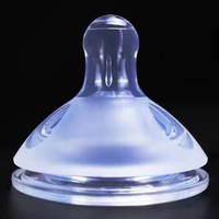Vente en gros de biberons souples pour bébés nouveau-nés, sans BPA, écologiques, naturels, flexibles, accessoires de remplacement, embout standard