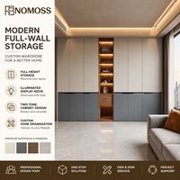 Armoires de chambre à coucher grande capacité, ensemble de chambre moderne avec placard intégré, armoire de chambre personnalisée pour la maison