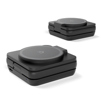 Chargeur sans fil multifonctionnel pour bureau, pliable, 3 en 1, support de chargeur sans fil magnétique pour iPhone et Apple Watch