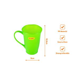 PP <b>Plastic</b> Mug Handle Office Kitchen <b>Drinkware</b> Food Grade BPA Free Reusable Heat Transfer Printed for Water Coffee Tea Juice - Product Image 3