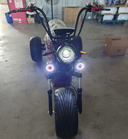 Triciclo Eléctrico de Tres Ruedas, Scooter Eléctrico de Tres Ruedas con Golf 4000W para Adultos