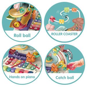 Jouets éducatifs pour bébés, <span class=keywords><strong>jeux</strong></span> de table, instruments de musique, orgue, circuit de billes, <span class=keywords><strong>piano</strong></span> musical éducatif pour nourrissons - Product Image 5